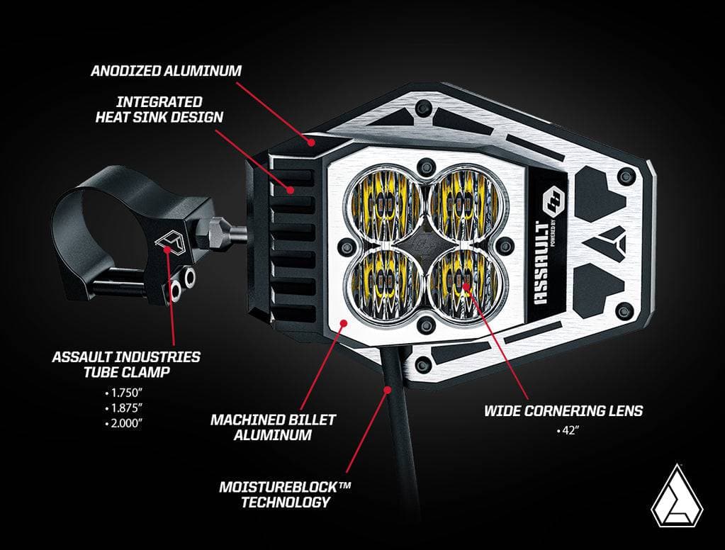 Assault Industries Baja Designs Squadron Nighthawk Led Side Mirrors