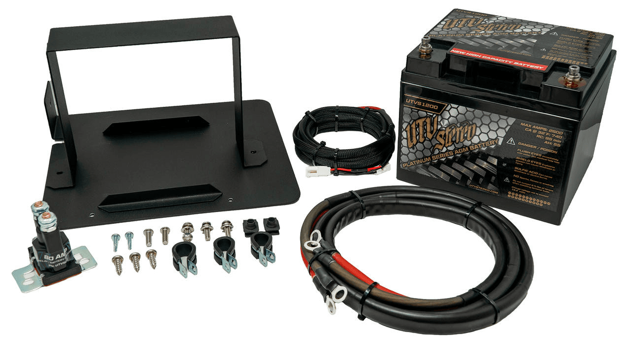 UTV Stereo Dual Battery Kits